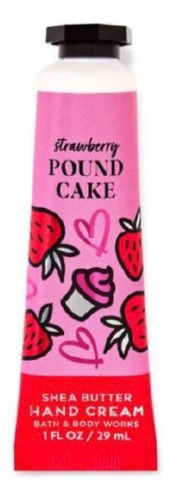 Creme De Mão Bath &body Works  Strawberry Pound Cake 29ml