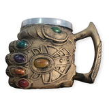 Caneca 3d Manopla Do Infinito Thanos Colecionável Geek 