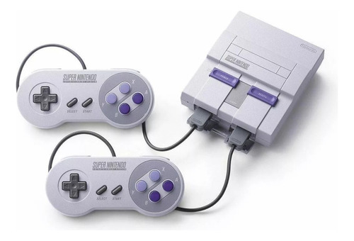 Nintendo Super Nes Classic Edition 512mb Standard Cor  Cinza E Violeta