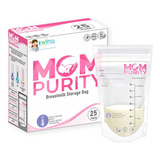 Bolsas Almacenamiento Leche Materna 25 Unidades Mom Purity