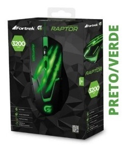 Mouse Para Jogo Gamer Fortrek Raptor Series Om 801