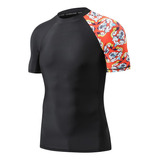 Protección Solar Uv Upf 50+ Hombres, Camiseta De Compr...