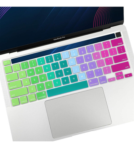 Protector De Teclado Colores Para Macbook Pro 2020