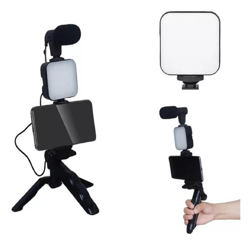 Kit De Video Vlogger Para Celular Y Camara Pro Youtube Vlogs