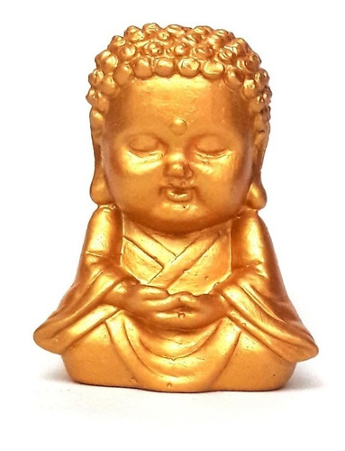 Buda Baby Meditando Com Cristal (9cm) Escolha Sua Cor!
