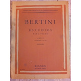 Partitura Bertini Estudios Piano Libro 1 Ricordi /