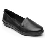 Zapato Dama Flats Casual Confort Descanso Flexi 101905 Negro