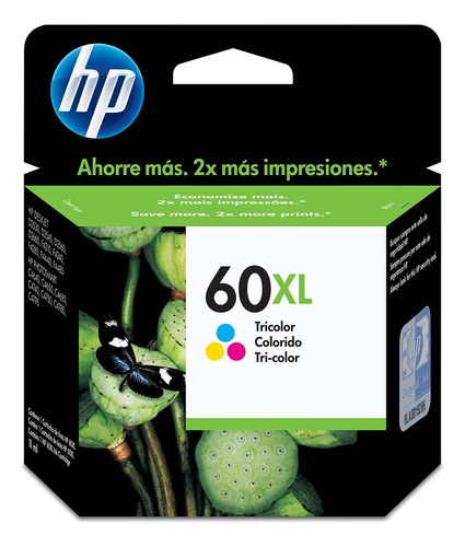 Kit De 2 Cartuchos Original Hp Colorido 60 Xl Color