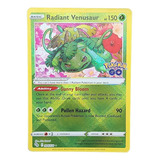 Radiant Venusaur Carta Pokemon Ingles