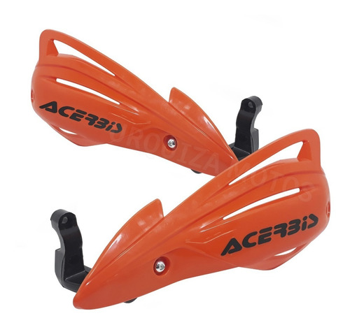 Cubre Manos Protector Acerbis Tri Fit Naranja Ktm Universal