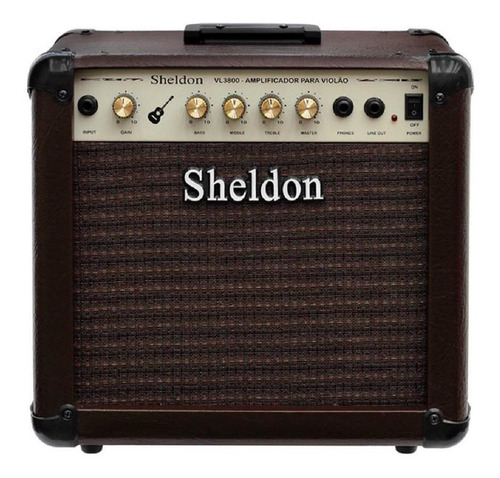 Amplificador (cubo) Sheldon Vl3800 Para Violão 40 Watts Rms