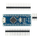 Placa Compatível Arduino Nano V3 Usb C Atmega328 Ch340