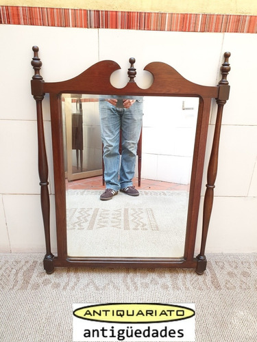 Espejo Estilo Ingles Antiguo Espejito Dormitorio Baño Sala