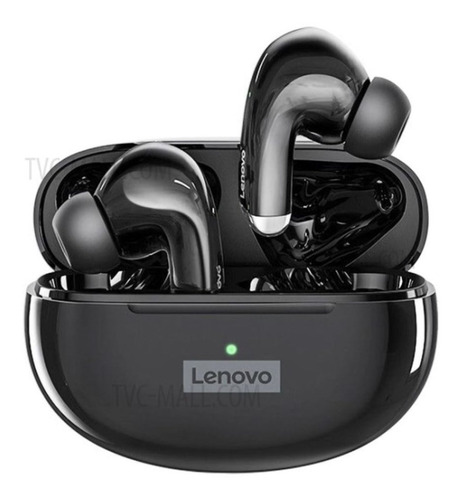 Fone De Ouvido In-ear Sem Fio Lenovo Lp5 Preto