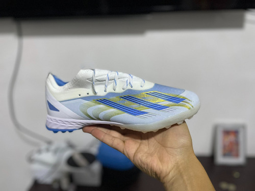 Tenis De Futbol Messi Blanco Azul