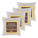 Enchimento Almofada 45x45 Kit 4 Unidades Espuma