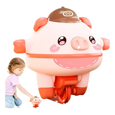 Cerdito En Monociclo De Cuerda Para Aprender Jugar | Envío gratis