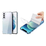 Funda Samsung + Film Hidrogel Antishock Todos Los Modelos