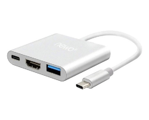 Adaptador Windows Mac Hub Usb-c A Hdmi Usb 3.0 Usb C 3 En 1 