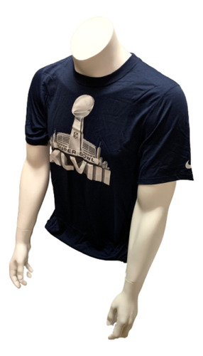 Nike Dri Fit Men's Super Bowl Xlviii Navy Short Sleeve S Eep