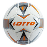 Balón De Fútbol Lotto N5- Fb 1000 Blanco Naranjo Unisex