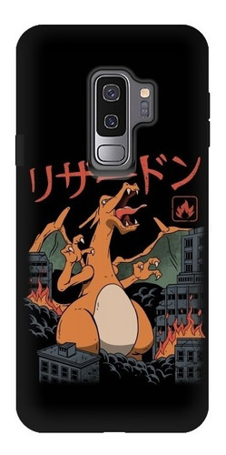 Estuche Forro iPhone Samsung Diseño Fire Kaiju