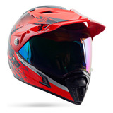 Casco De Motociclista Tipo Cross Audio & Llamada Bluetooth 