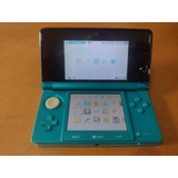Nintendo 3ds Aqua Blue Completo + 16 Jogos 