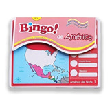Juego Mesa Bingo America Aprender Divertido Continente 