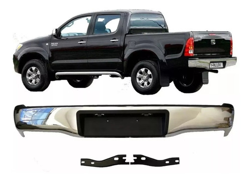 Paragolpe Trasero Toyota Hilux Cromado 2005 2006 2007 2008 2