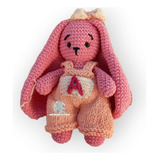 Conejita Amigurumi A Crochet Peluche Bebe  Muñeco De Apego