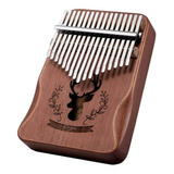 Piano Pulgar Kalimba 17 Teclas Caoba