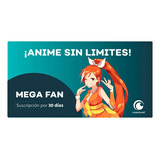 Pin Virtual Crunchyroll Mega Fan 1 Mes