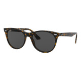 Anteojos De Sol Ray-ban Wayfarer Ii Classic Small Con Marco De Acetato Color Gloss Tortoise, Lente Dark Grey Clásica, Varilla Gloss Tortoise De Acetato - Rb2185