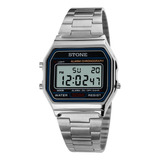 Reloj Pulsera Digital Stone Garantia Oficial Unisex Sto1105p