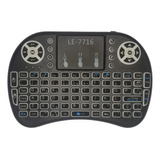 Mini Teclado Controle Luminoso Touchpad Smart Tv