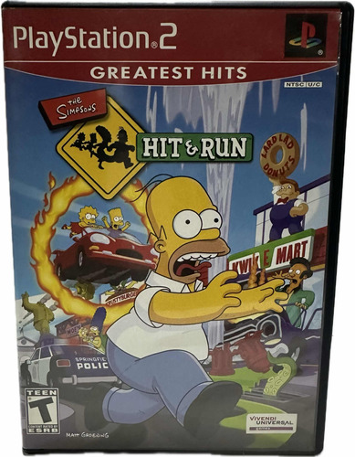 The Simpsins Hit & Run | Play Station 2 Original Completo