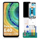 Para Motorola Moto E40 Xt2159 Pantalla Táctil Lcd Con Marco