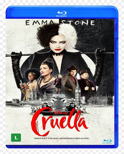 Cruella  2021 Blu Ray Dublado E Legendado