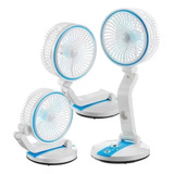 Ventilador Portátil Plegable Con Luz Led Multifunción