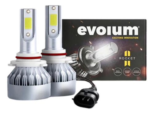 Focos Led Evolum Rocket C1 8500 Lumen H7/h8-h9-h11/9005/9006