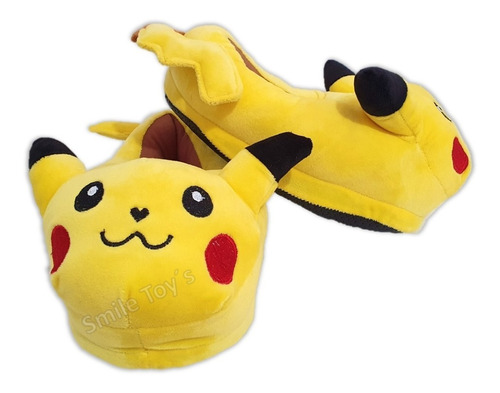 Pantuflas Pikachu Excelente Calidad Bordado