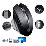 Mouse Inalámbrico Bluetooth Recargable Ergonomía 2.4g 3modos