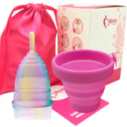 Kit Copita Menstrual Tornasol + Vaso Esterilizador Aneer 