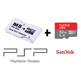 Adaptador Ms Pro Duo A Microsd Para Psp O Camara Sony