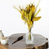 Arranjo + Vaso De Flores Secas Mix Decoração Desidratada