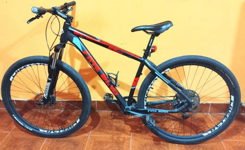 Bicicleta Fire Bird R29 M Negro/rojo 11v Frenos Hidráulicos 