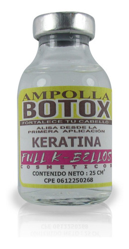 Ampolla Capilar Botox Keratina 25ml Ful - mL a $328
