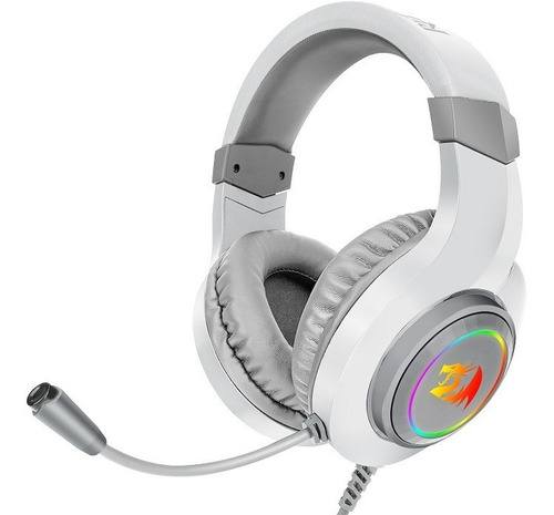 Diadema Redragon Hylas H260w White Rgb Microfono Headset 3.5