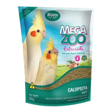 Ração Extrusada P/ Pássaros Calopsita Soft 350g Megazoo